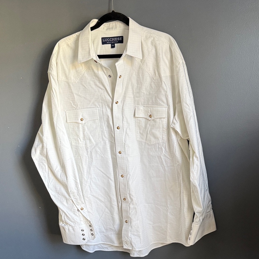 Lucchese Ivory Western Shirt